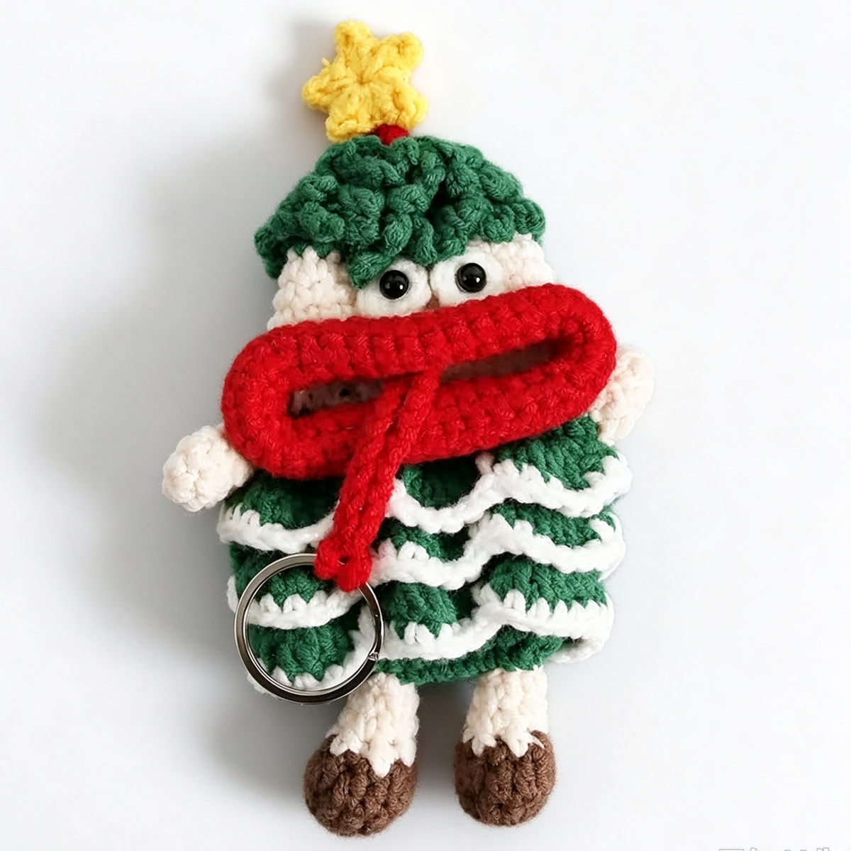 Handmade Crochet Keychain - Holiday Christmas Series - Christmas Tree