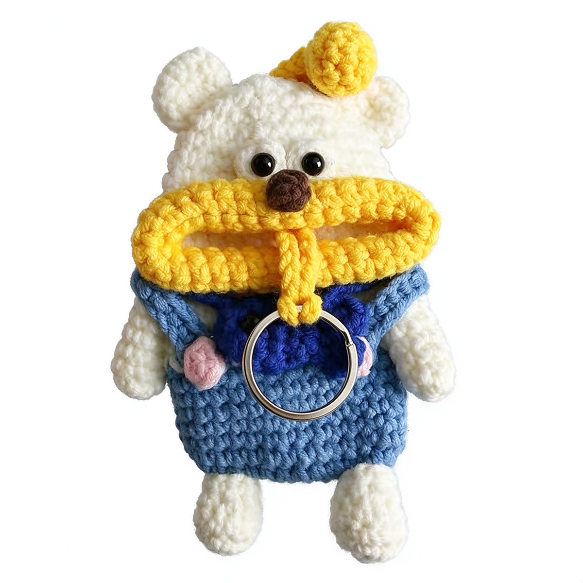Handmade Crochet Keychain - Bestseller Series - Overall Bear